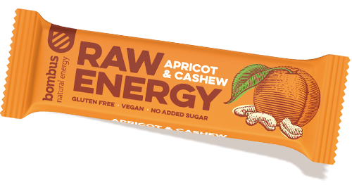 Батончик Raw Energy Абрикос и кешью, 50 г