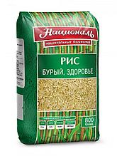 Рис "Здоровье" бурый "Националь", 800 гр.