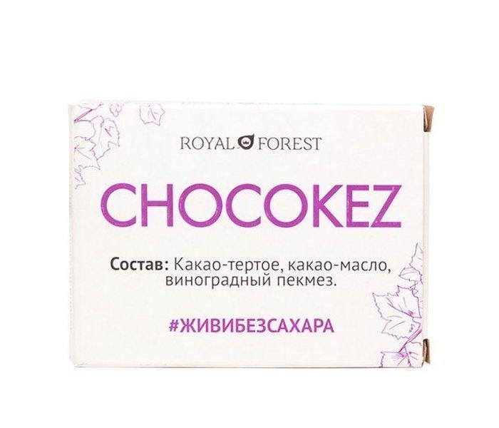 Шоколад на виноградном пекмезе "Royal Forest" (Chocokez), 30 г