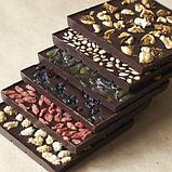Шоколад "ПРЕМИУМ" Горький 70% какао Кедровый Орех 70 гр, фото 4