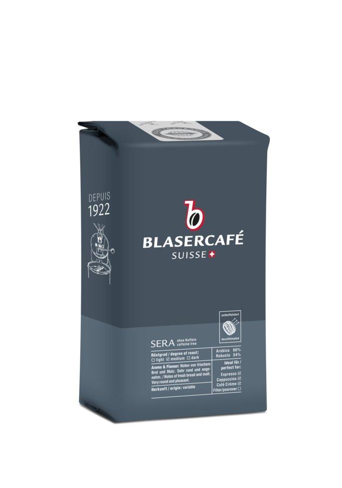 Кофе в зернах Blasercafe Sera без кофеина (66% арабика, 34% робуста), 250 г