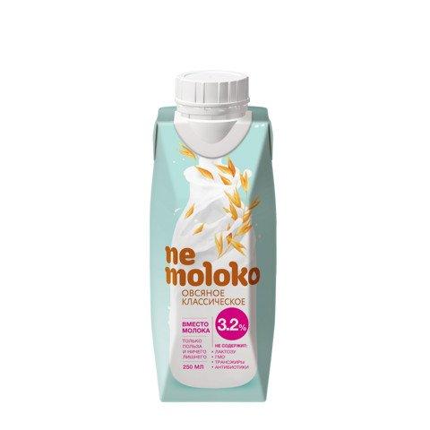 Напиток овсяный классический (овсяное молоко)  "Nemoloko" 3,2%, 250 мл