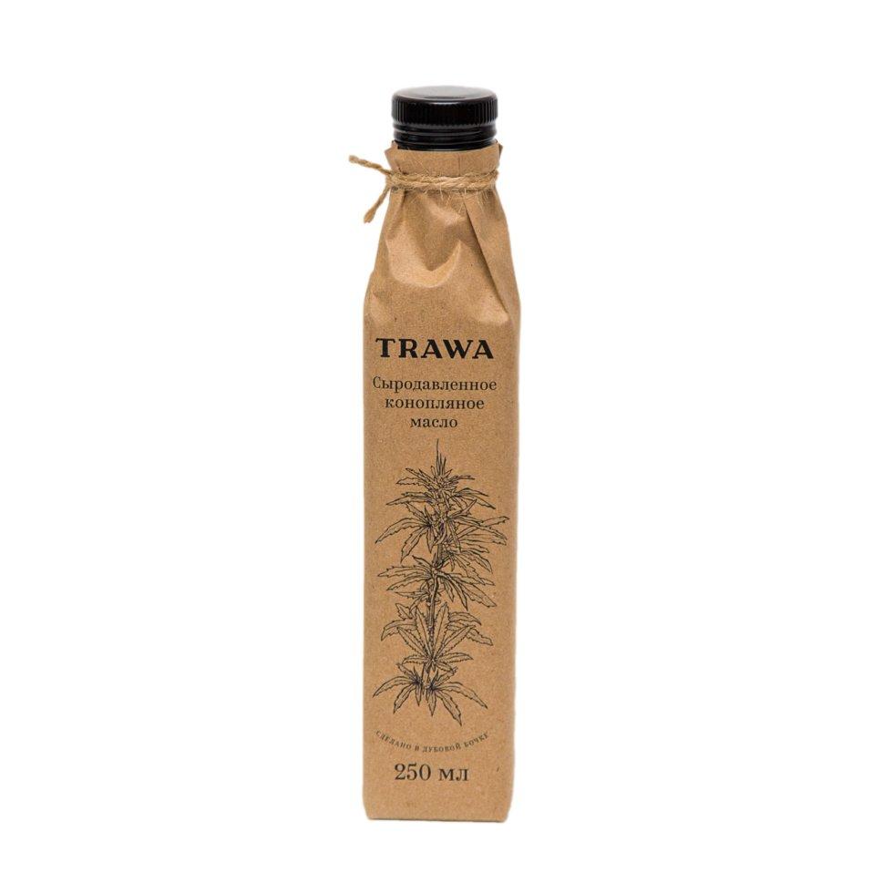 Масло сыродавленное конопляное TRAWA, 250 мл