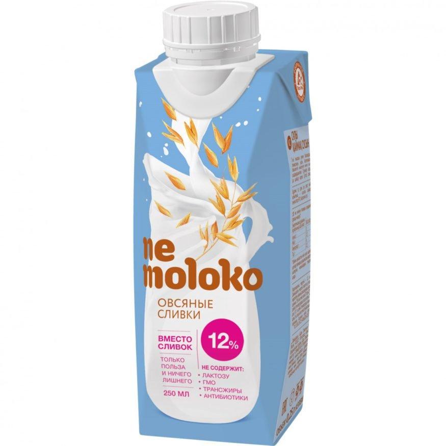 Овсяные сливки "Nemoloko" 12%, 0,25 л