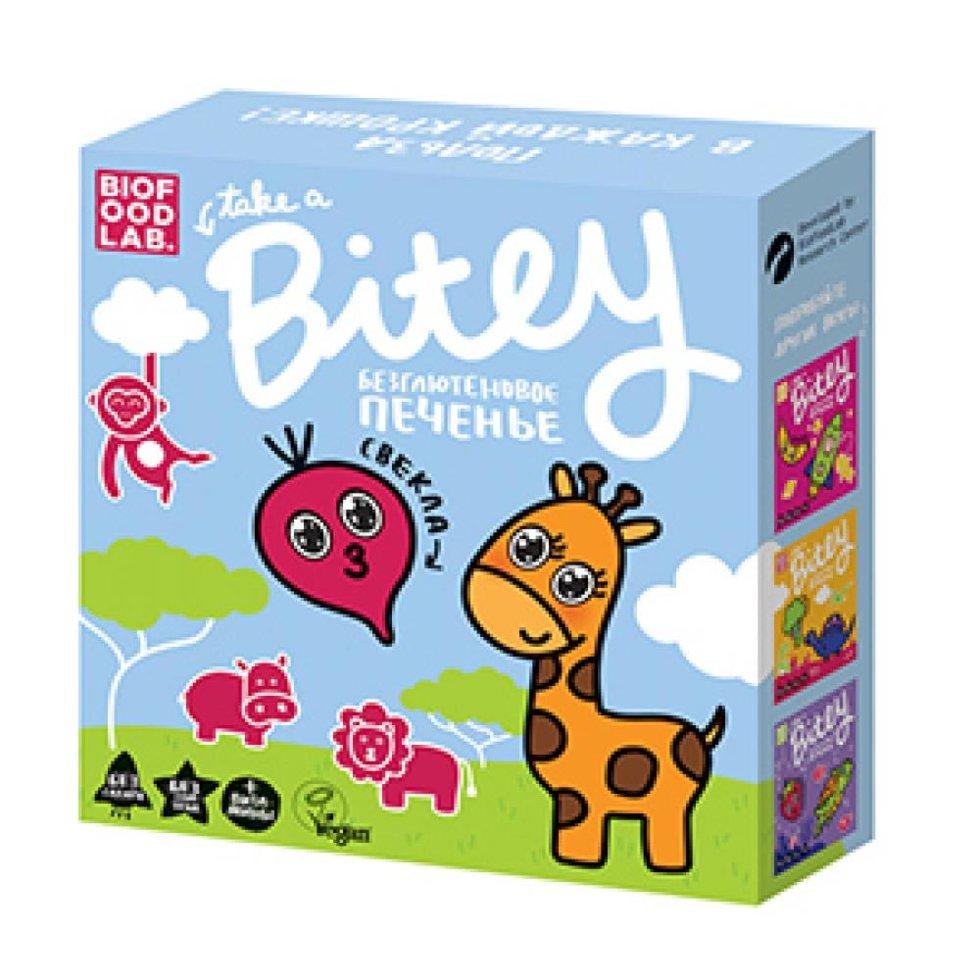 Печенье безглютеновое "Bitey" (Свекла), 125 гр.