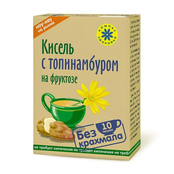 Кисель "Компас здоровья" с топинамбуром на фруктозе 150 г