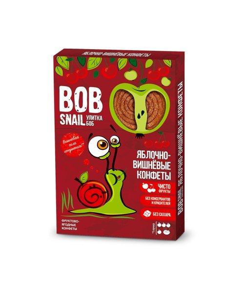 Фруктово-ягодный ролл яблочно-вишнёвый "Улитка Боб", 60 г