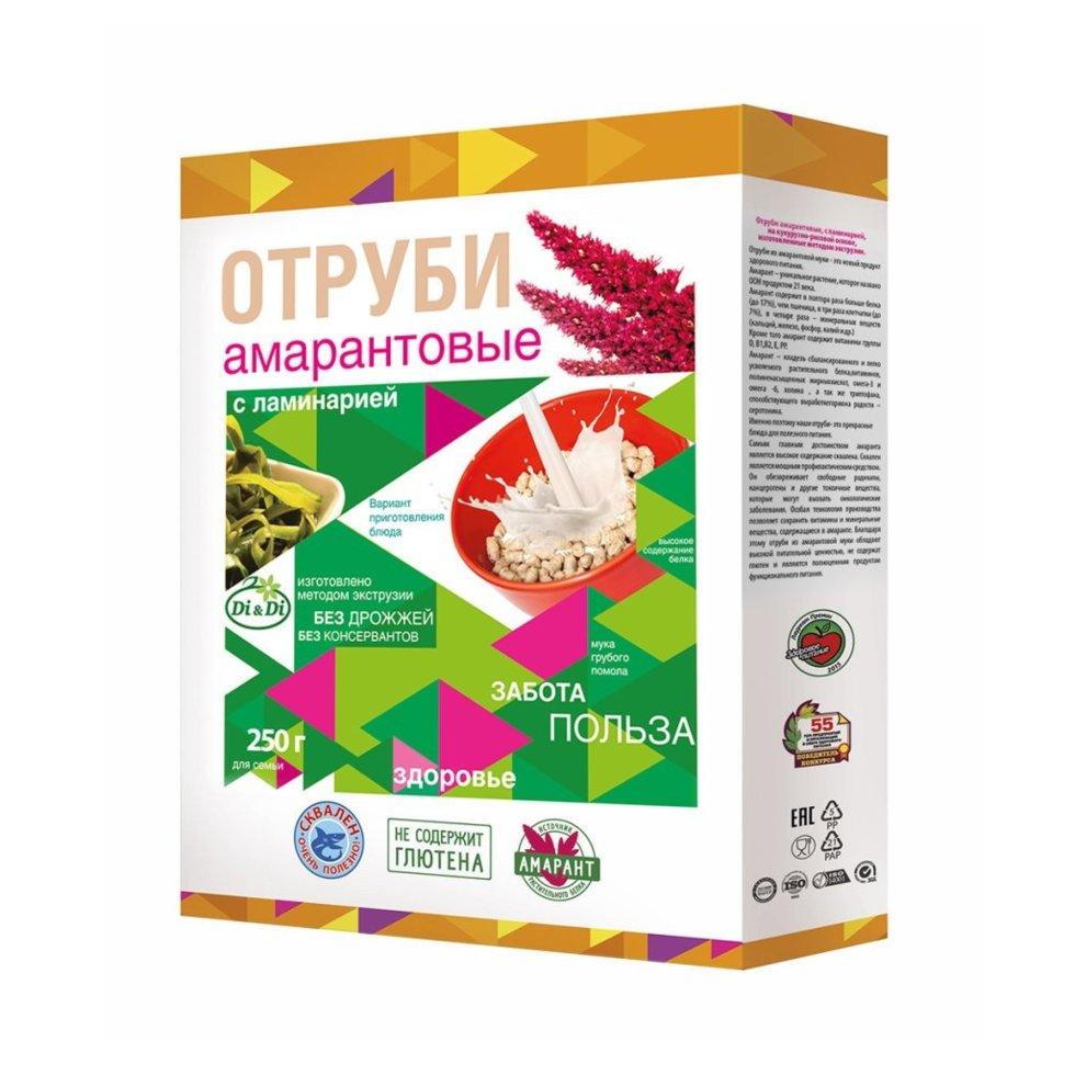 Отруби Амарантовые безглютеновые "Di&Di", 250 гр.