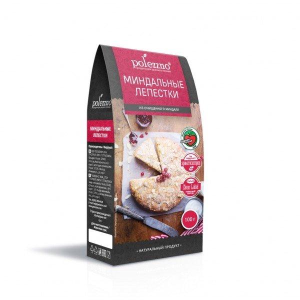 Миндальные лепестки "Полеззно", 100 гр.