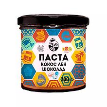 Паста льняная "Роял нат" с кокосом и шоколадом, 300 г