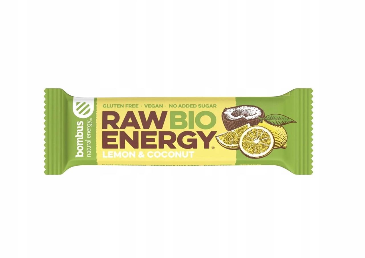 Батончик Raw Energy Bio Лимон и кокос, 50 г