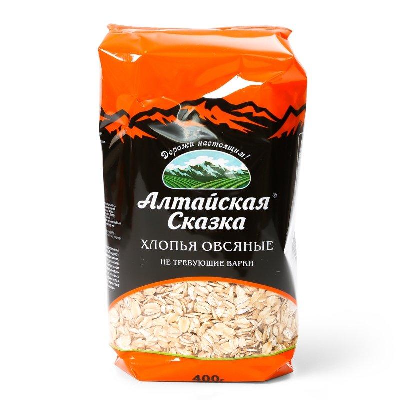Хлопья овсяные "Алтайская сказка", 400 гр.