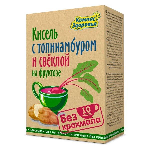 Кисель "Компас здоровья" "Топинамбур и Свекла" на фруктозе 150 г