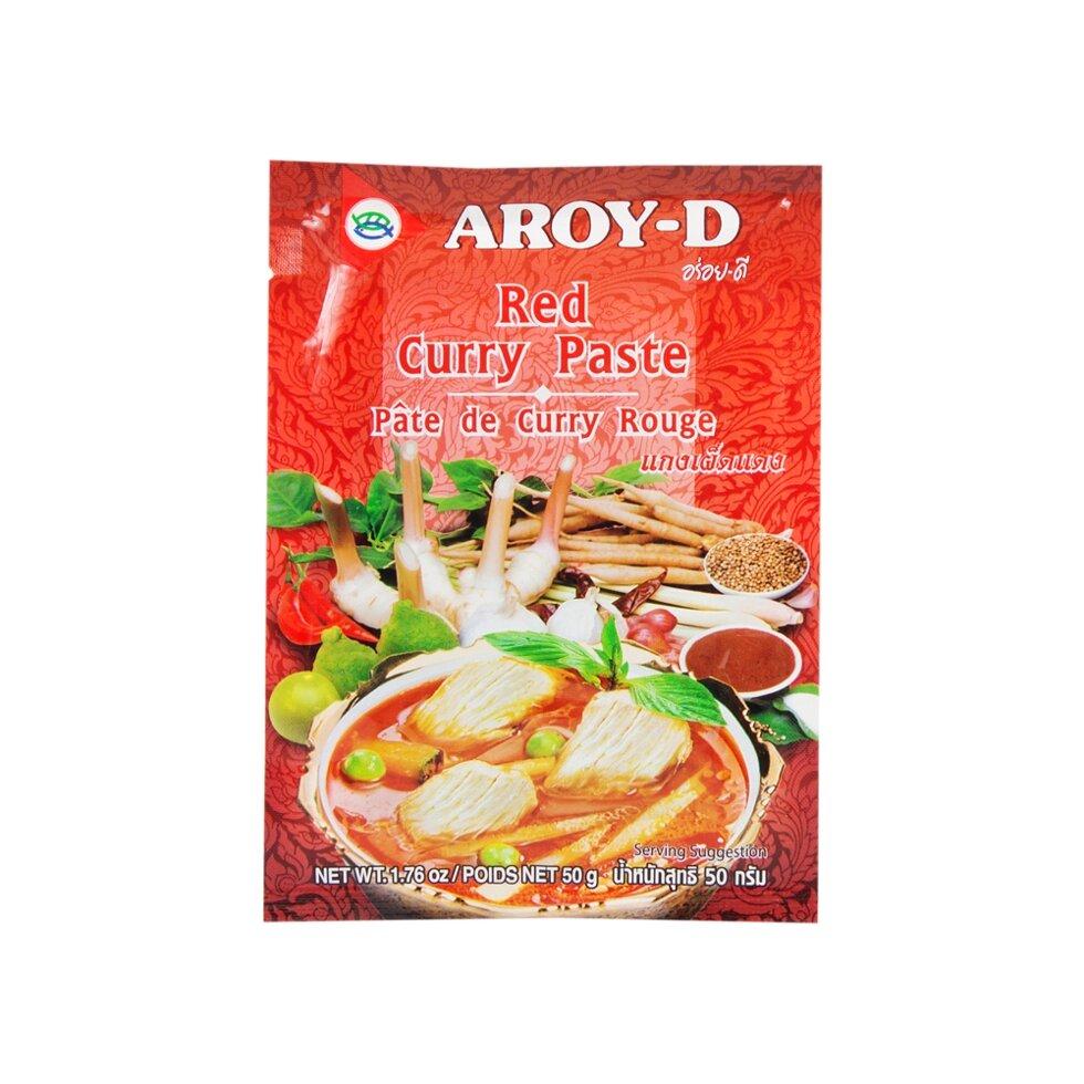 Паста карри красная AROY-D, 50 г