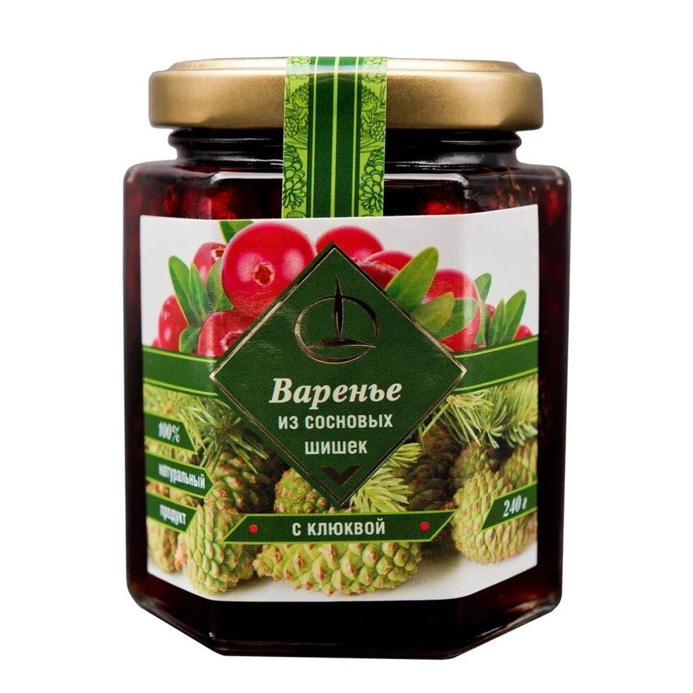 Варенье из сосновой шишки с клюквой "ЕМЕЛЬЯНОВСКАЯ БИОФАБРИКА", 240 г