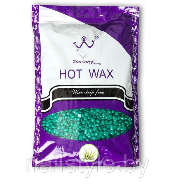 Воск пленочный в гранулах Konsung Beuty Hot Wax 100 гр. 1 шт - фото 6 - id-p159701955