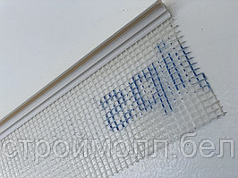 Профиль примыкания к проемам ПВХ 6 мм с армирующей сеткой и манжетой, 2.4м