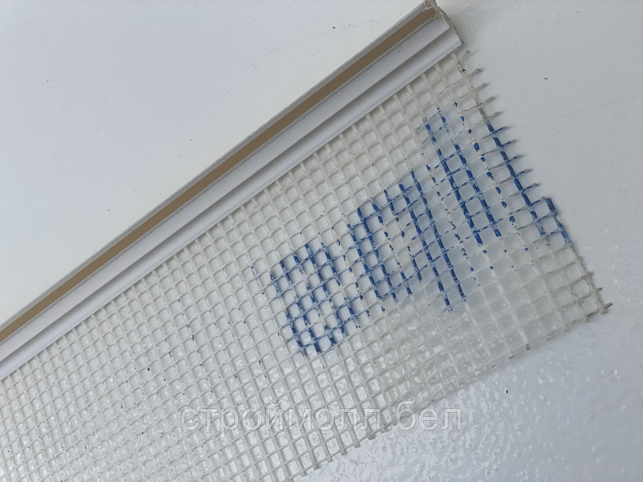 Профиль примыкания к проемам ПВХ 6 мм с армирующей сеткой и манжетой, 2.4м - фото 1 - id-p159702775
