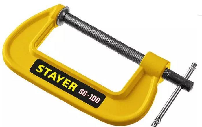 Струбцина STAYER G-образная, 100мм