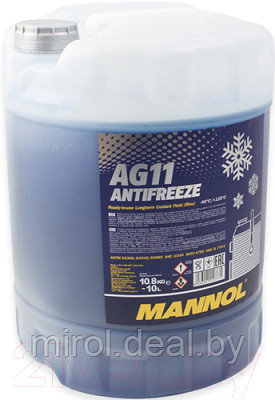 Антифриз Mannol AG11 -40C / MN4011-10 - фото 1 - id-p159152508