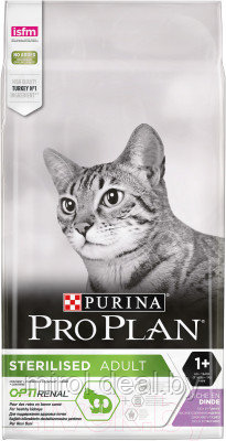 Корм для кошек Pro Plan Sterilised с индейкой - фото 1 - id-p159153954