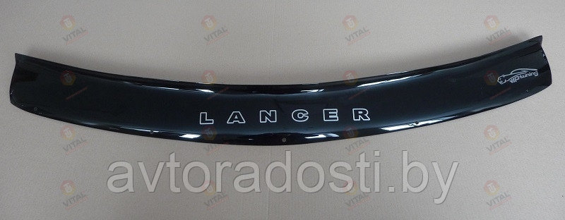 Дефлектор капота для Mitsubishi Lancer (1997-2003) / Мицубиси Лансер [MSH22] VT52 - фото 1 - id-p75800303
