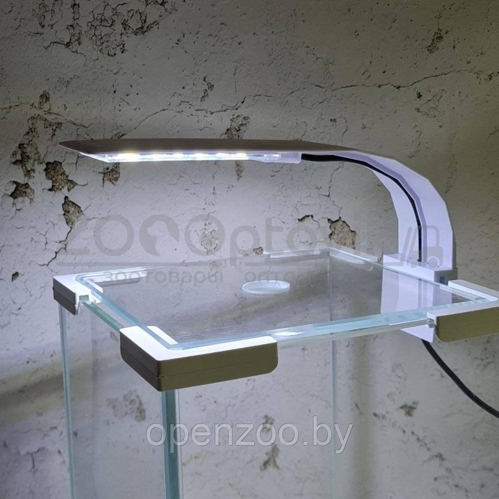 AQUA Аквариум Куб Aqua Phoenix 10 л. с Led освещением белый - фото 8 - id-p159747882