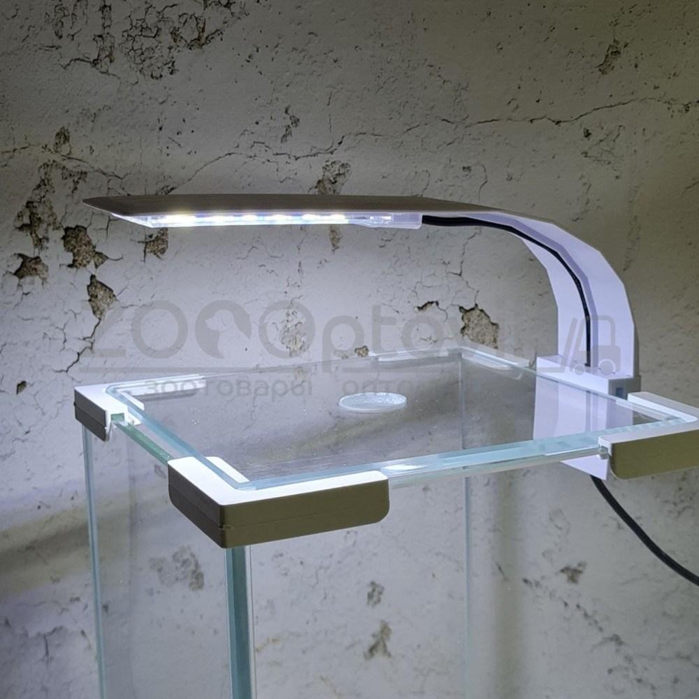 AQUA Аквариум Куб Aqua Phoenix 10 л. с Led освещением белый - фото 8 - id-p159750110