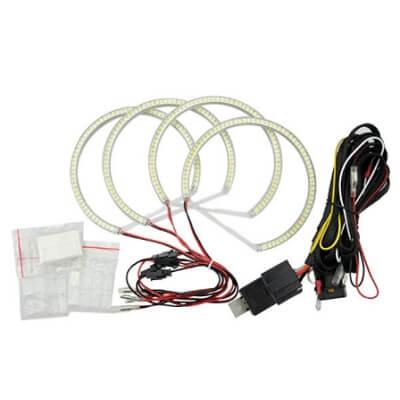 Светодиодные ангельские глазки BMW E46 (к-т 2 х d.131mm, 2 х d.146mm ), фото 1