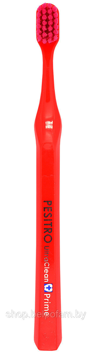 Детская зубная щетка Pesitro Prime Ultra soft 7680 (цвет красный) - фото 2 - id-p159772650