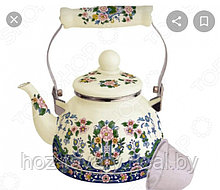 Чайник эмалированный заварочный с ситом Kelly обьем 1,5 л арт. KL 4468