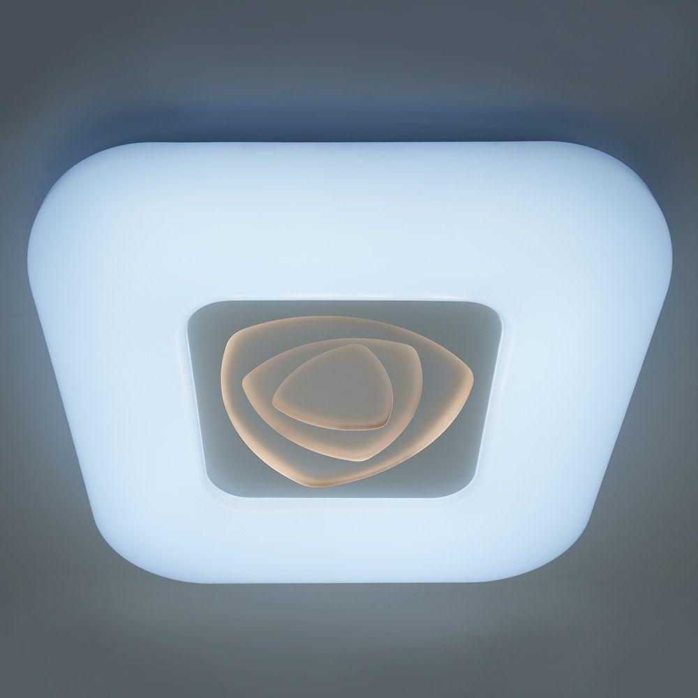 Светодиодный управляемый светильник накладной Feron AL5540 ROSE тарелка 90W 3000К-6500K квадратный 41142 - фото 3 - id-p159799923