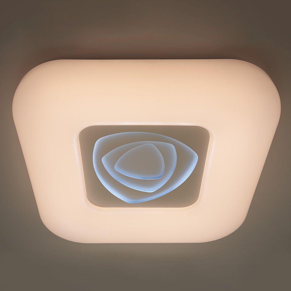Светодиодный управляемый светильник накладной Feron AL5540 ROSE тарелка 90W 3000К-6500K квадратный 41142 - фото 4 - id-p159799923