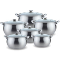 Набор посуды из нержавеющей стали - KL-4204 - фото 2 - id-p159813656