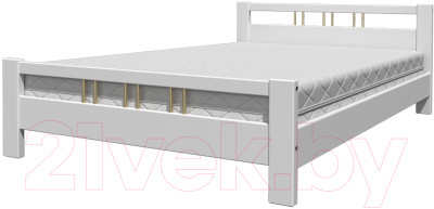Полуторная кровать Bravo Мебель Вероника 3 140x200