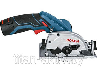 Аккум. циркулярная пила BOSCH GKS 12V-26 в кор. (12.0 В, 1 акк., 2.0 А/ч, Li-Ion, 85х15 мм, до 27 мм