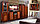 Шкаф с витриной «2Д1Я Баккара» (левая/правая) КМК 0441.8. Производитель Калинковичский МК,, фото 2