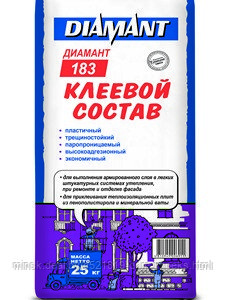 Клеевой состав Diamant 183 (Диамант 183), полимерминеральный КС 1, 25 ...