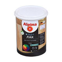 Лак акриловый ВД Alpina Аква Лак для стен и потолков шелковисто-матовый 2,5 л/2,50 кг купить