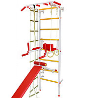 Шведская стенка ЭКТА СК3У с навесным (бел-крас)