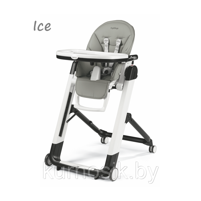 Стульчик для кормления Peg-Perego Siesta Follow Me ME  ICE серо-белый