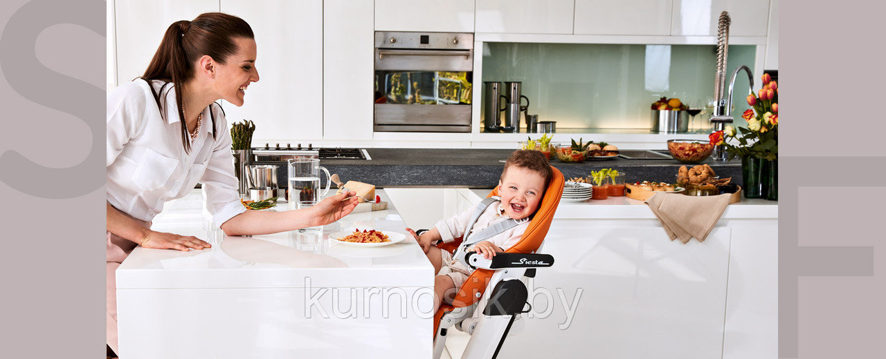 Стульчик для кормления Peg-Perego Siesta Follow Me ME ARANCIA оранжевый - фото 10 - id-p159873703