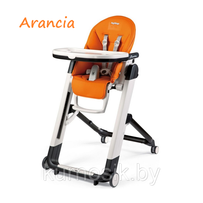 Стульчик для кормления Peg-Perego Siesta Follow Me ME ARANCIA оранжевый - фото 1 - id-p159873703