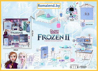 Игровой набор "Кухня Frozen" с принцессами и аксессуарами, свет, звук, арт.BX-419