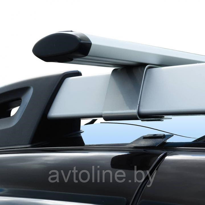 Крепление поперечин багажника Дельта для Renault Duster 2015- черные