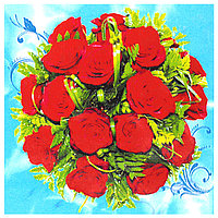 Алмазная живопись "Darvish" 30*30см Букет из роз