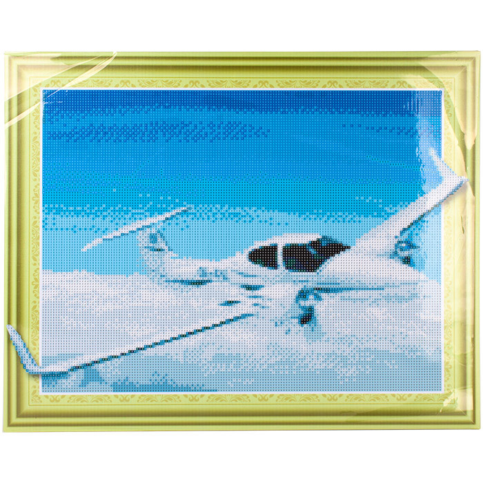 Алмазная живопись "Darvish" 40*50см Самолет - фото 2 - id-p159880696