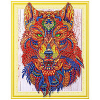 Алмазная мозаика (живопись) "Darvish" 40*50см  Волк