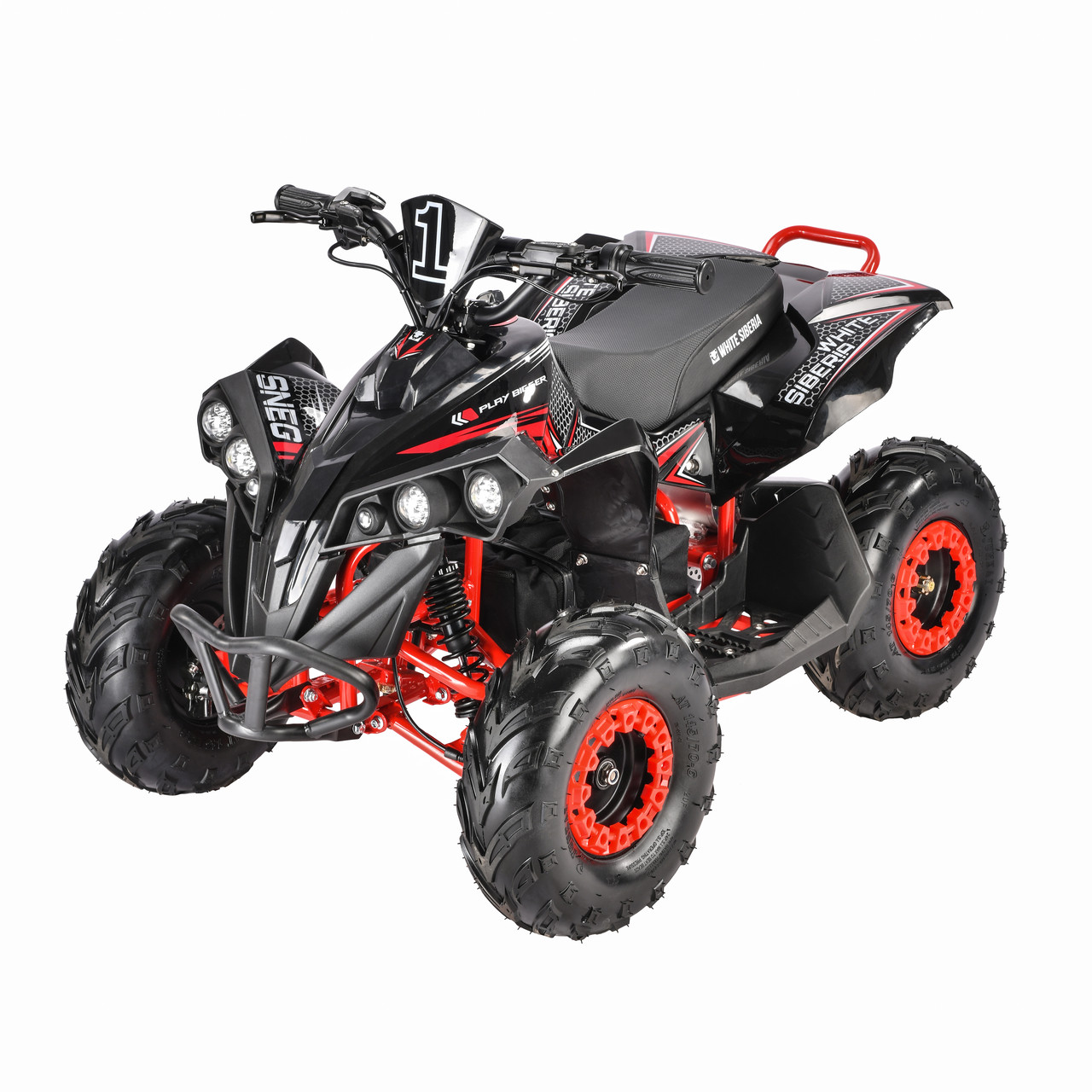 Детский электроквадроцикл WHITE SIBERIA SNEG R 1500W