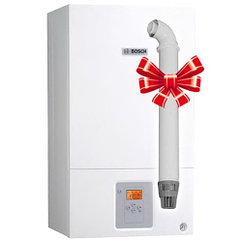 Газовый котел Bosch Gaz 6000 W WBN-18 CRN. Двухконтурный, турбированный,18 кВт. (Турция) + ДЫМОХОД